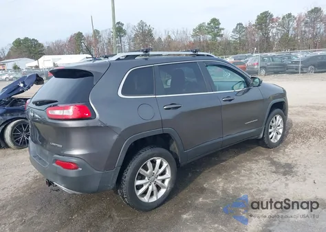 2015 Jeep Cherokee Limited из США, поврежденный, VIN 1C4PJMDS8FW660355